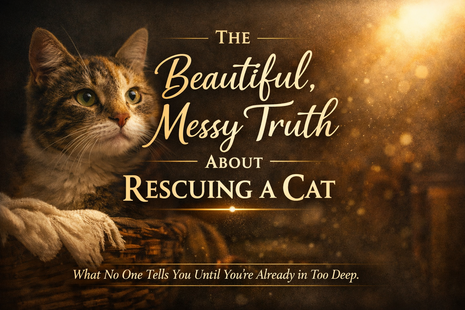 The Beautiful, Messy Truth About Rescuing a Cat